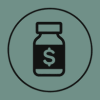 Dollar pill bottle